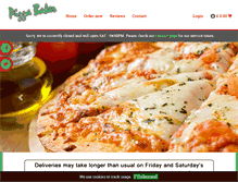 Tablet Screenshot of pizzabakeronline.com